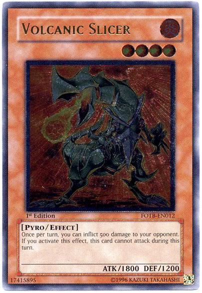 Volcanic Slicer [FOTB-EN012] Ultimate Rare - Doe's Cards