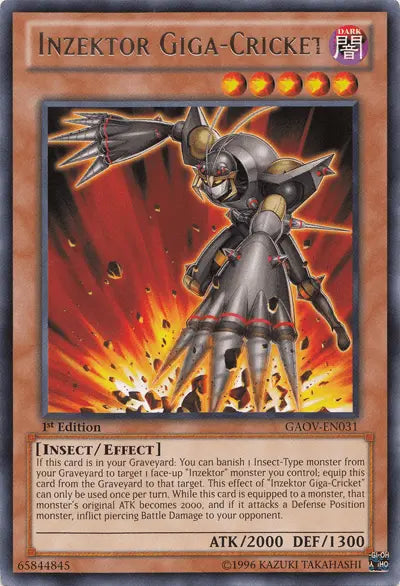 Inzektor Giga-Cricket [GAOV-EN031] Rare - Doe's Cards