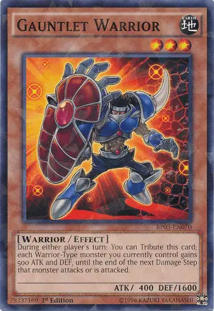Gauntlet Warrior [BP03-EN070] Shatterfoil Rare - Doe's Cards