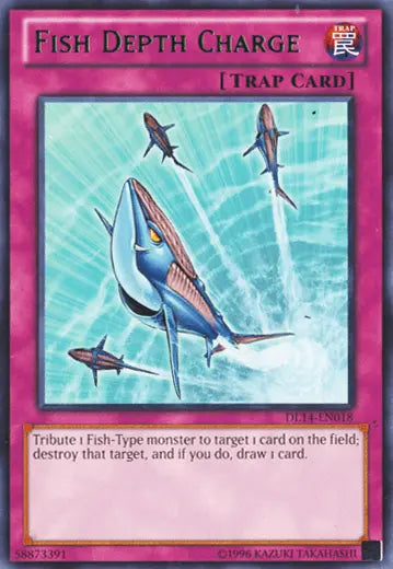 Fish Depth Charge (Green) [DL14-EN018] Rare - Doe's Cards
