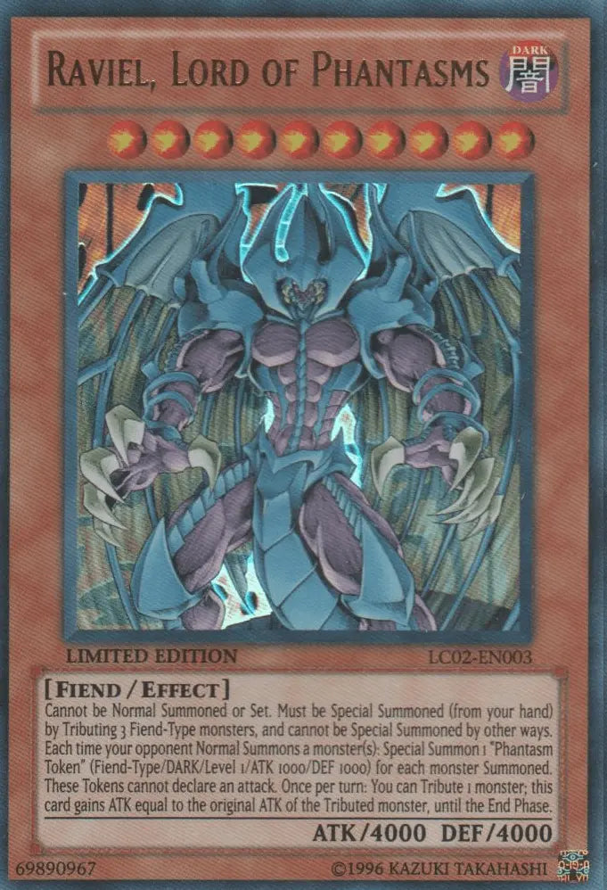 Raviel, Lord of Phantasms [LC02-EN003] Ultra Rare - Doe's Cards