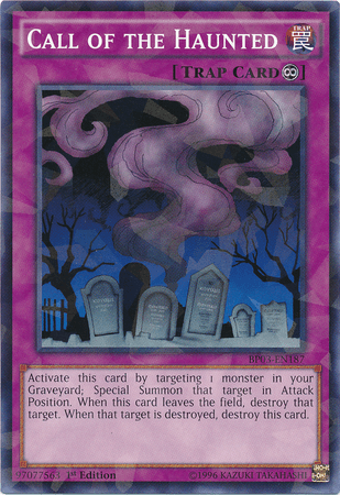 Call of the Haunted [BP03-EN187] Shatterfoil Rare - Doe's Cards