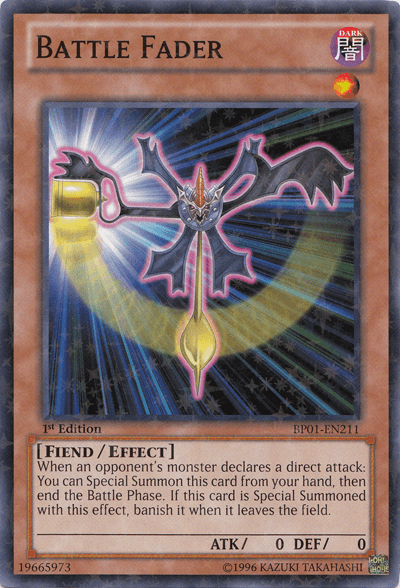 Battle Fader [BP01-EN211] Starfoil Rare - Doe's Cards