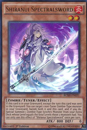 Shiranui Spectralsword [BOSH-EN031] Ultra Rare - Doe's Cards