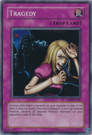 Tragedy [DR3-EN109] Super Rare - Doe's Cards