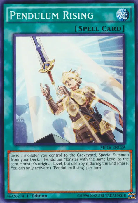 Pendulum Rising [MP16-EN029] Common - Doe's Cards