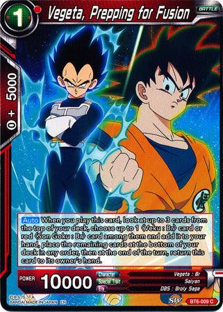 Vegeta, Prepping for Fusion (BT6-009) [Destroyer Kings] - Doe's Cards