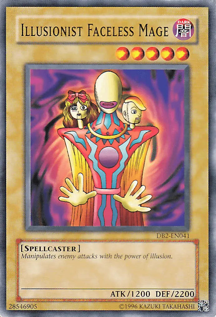 Illusionist Faceless Mage [DB2-EN041] Common - Doe's Cards