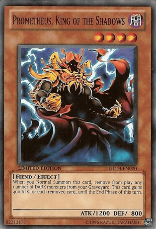Prometheus, King of the Shadows [GLD4-EN020] Common - Doe's Cards