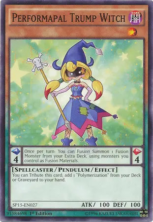 Performapal Trump Witch [SP15-EN027] Common - Doe's Cards