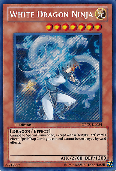 White Dragon Ninja [ORCS-EN084] Secret Rare - Doe's Cards