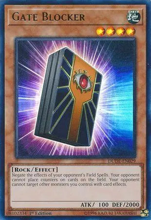 Gate Blocker [DUDE-EN029] Ultra Rare - Doe's Cards