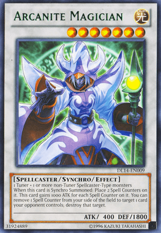 Arcanite Magician (Green) [DL14-EN009] Rare - Doe's Cards