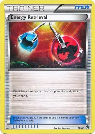 Energy Retrieval (16/30) [Black & White: Trainer Kit] - Doe's Cards