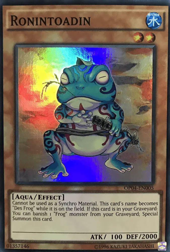 Ronintoadin [OP04-EN005] Super Rare - Doe's Cards