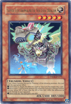 Super-Electromagnetic Voltech Dragon [DR04-EN211] Ultra Rare - Doe's Cards