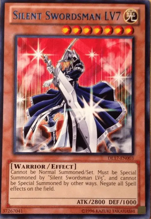 Silent Swordsman LV7 (Blue) [DL17-EN003] Rare - Doe's Cards