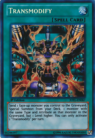 Transmodify [JOTL-EN067] Secret Rare - Doe's Cards