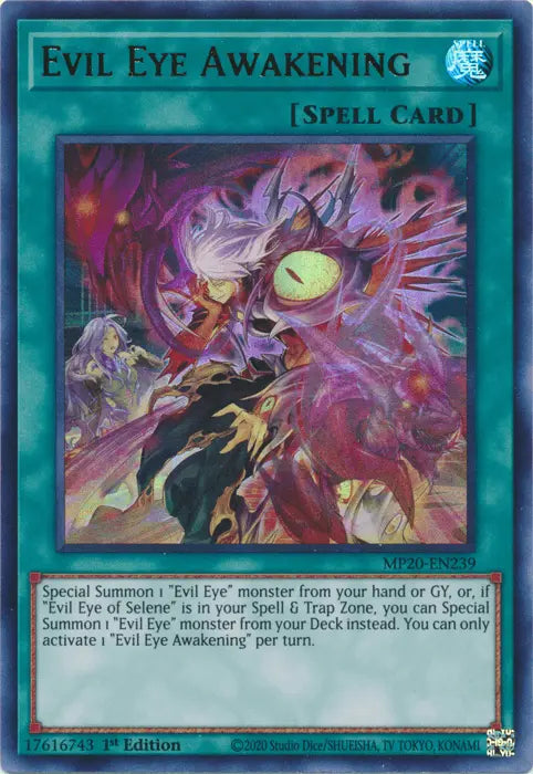 Evil Eye Awakening [MP20-EN239] Ultra Rare - Doe's Cards