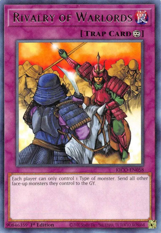 Rivalry of Warlords [KICO-EN058] Rare - Doe's Cards