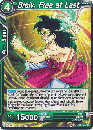 Broly, Free at Last (DB1-052) [Dragon Brawl] - Doe's Cards