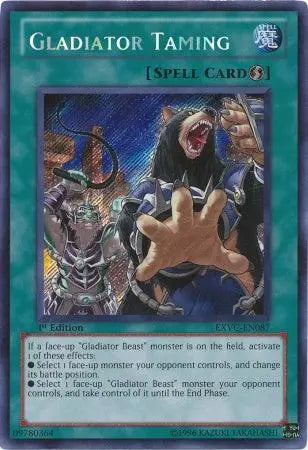 Gladiator Taming [EXVC-EN087] Secret Rare - Doe's Cards