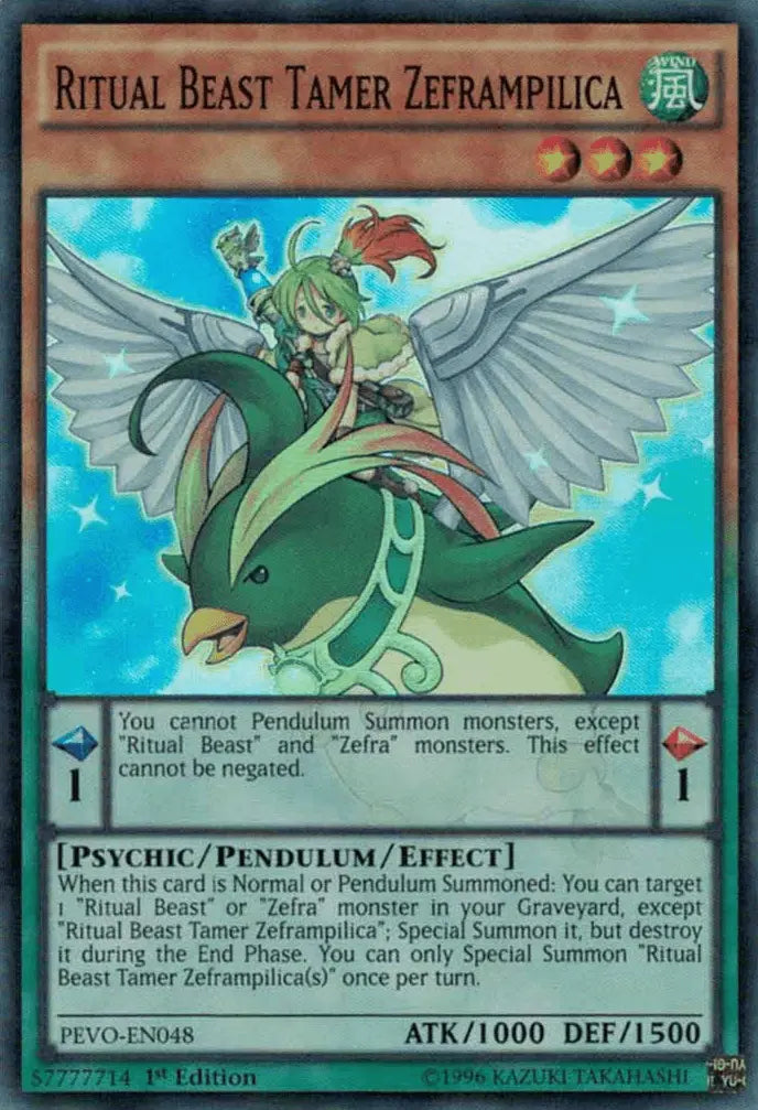 Ritual Beast Tamer Zeframpilica [PEVO-EN048] Super Rare - Doe's Cards