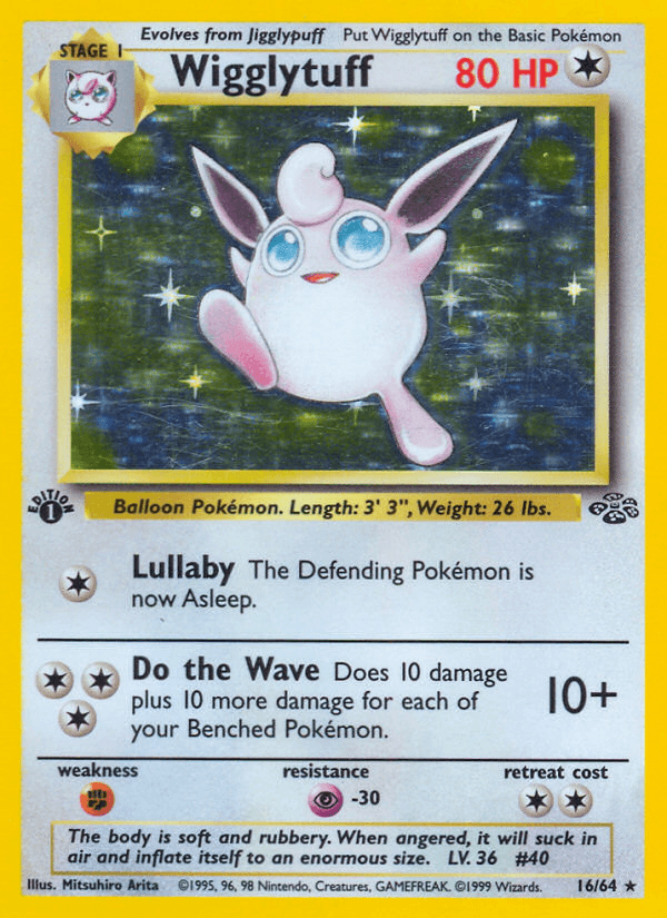 Wigglytuff (16/64) [Jungle 1st Edition] - Doe's Cards