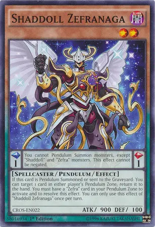 Shaddoll Zefranaga [CROS-EN022] Common - Doe's Cards