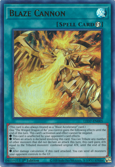 Blaze Cannon [LED7-EN005] Ultra Rare - Doe's Cards