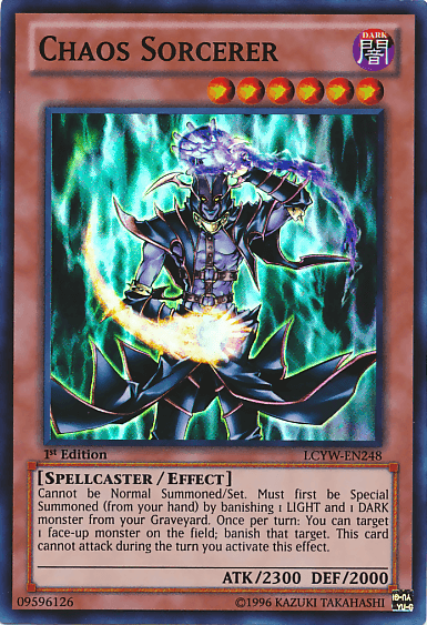 Chaos Sorcerer [LCYW-EN248] Super Rare - Doe's Cards