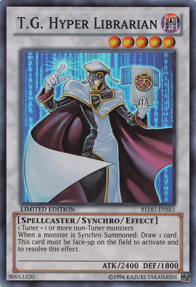 T.G. Hyper Librarian [REDU-ENSE1] Super Rare - Doe's Cards