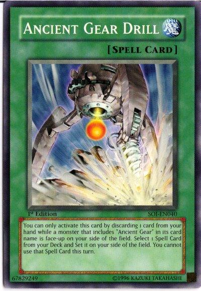 Ancient Gear Drill [SOI-EN040] Common - Doe's Cards