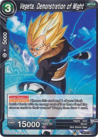 Vegeta, Demonstration of Might (BT10-129) [Rise of the Unison Warrior] - Doe's Cards