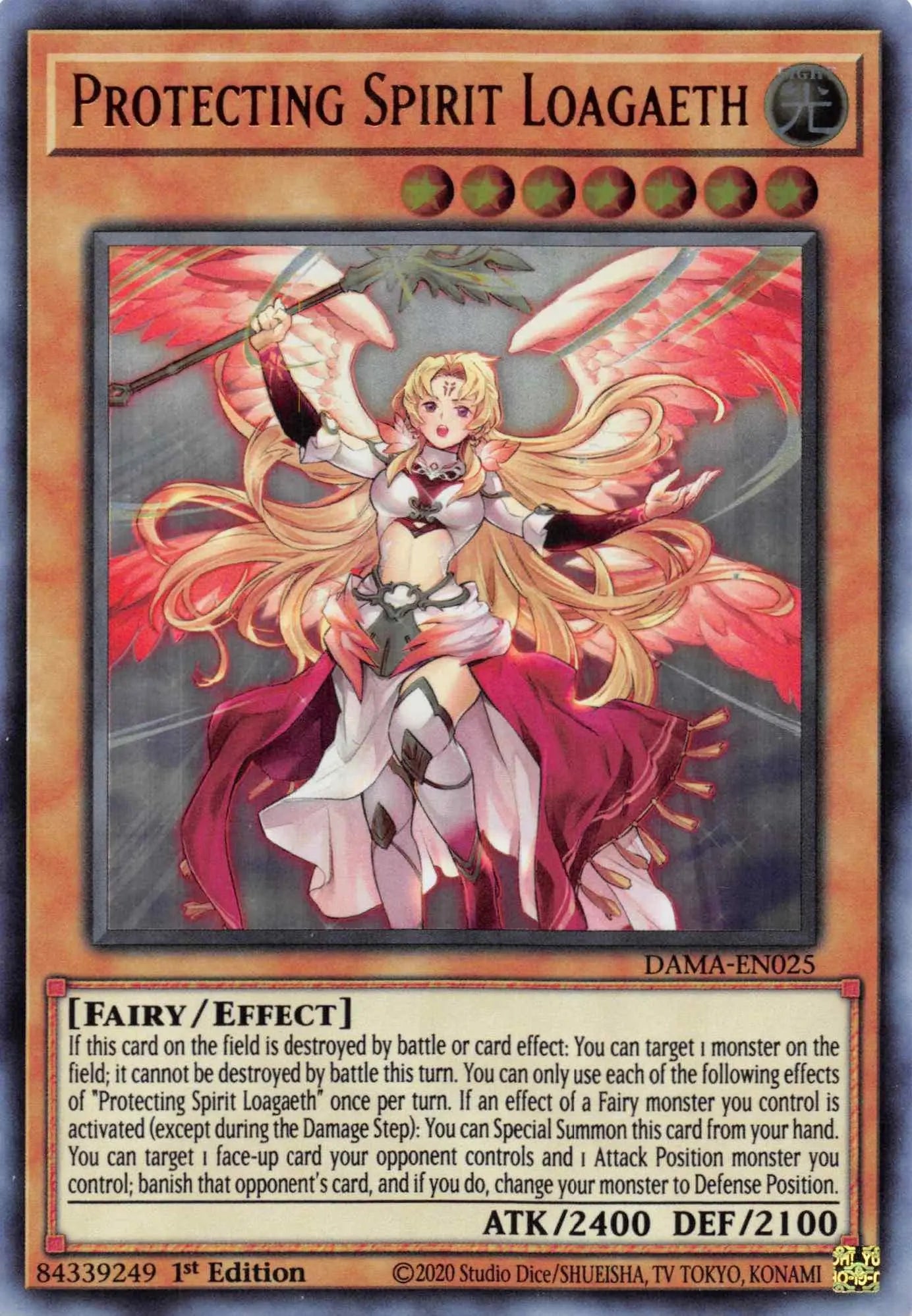 Protecting Spirit Loagaeth [DAMA-EN025] Ultra Rare - Doe's Cards
