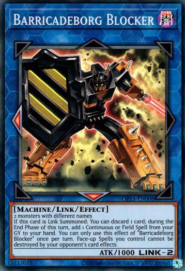 Barricadeborg Blocker [OP15-EN006] Super Rare - Doe's Cards