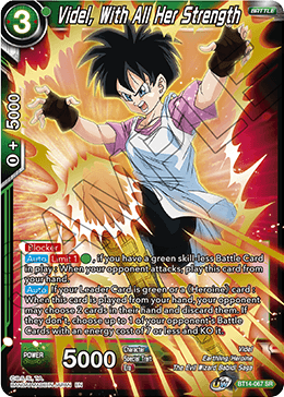 Videl, With All Her Strength (BT14-067) [Cross Spirits] - Doe's Cards