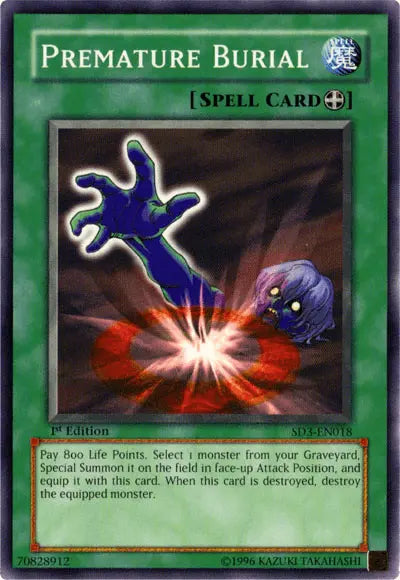 Premature Burial [SD3-EN018] Common - Doe's Cards