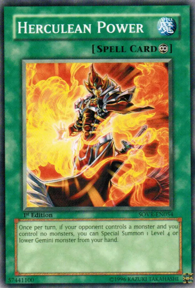 Herculean Power [SOVR-EN054] Common - Doe's Cards