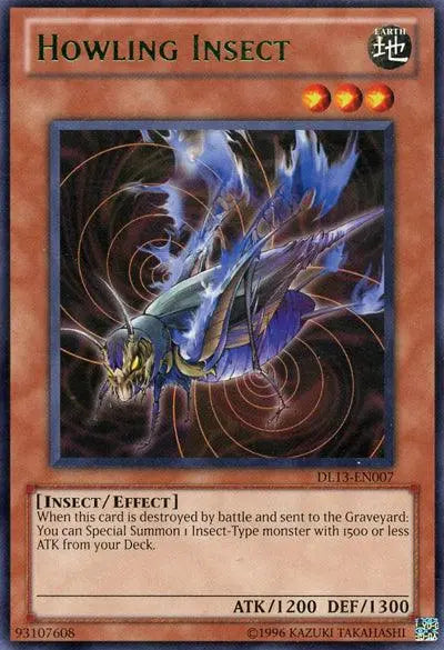 Howling Insect (Green) [DL13-EN007] Rare - Doe's Cards