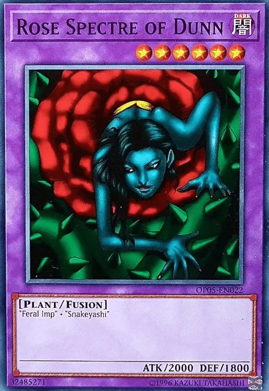 Rose Spectre of Dunn [OP05-EN022] Short Print - Doe's Cards