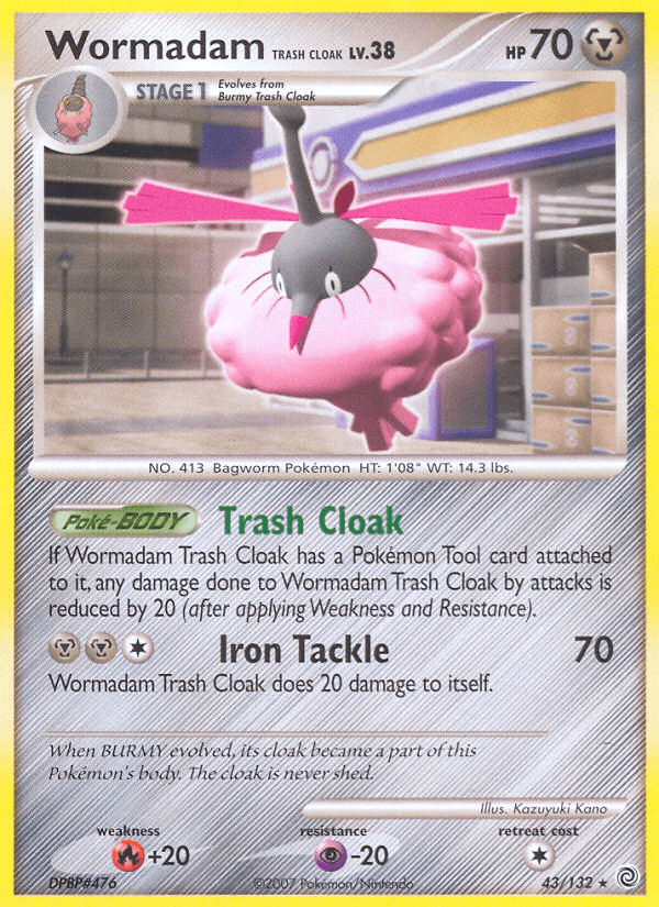 Wormadam Trash Cloak (43/132) [Diamond & Pearl: Secret Wonders] - Doe's Cards