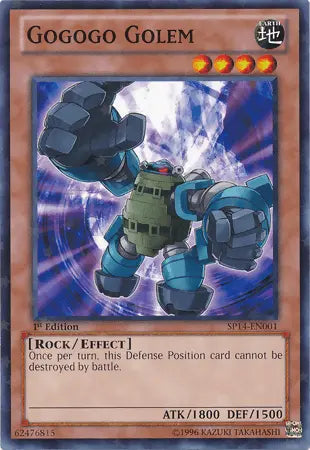 Gogogo Golem [SP14-EN001] Starfoil Rare - Doe's Cards
