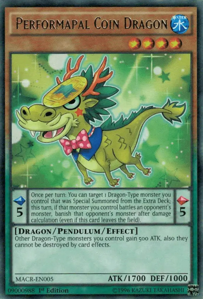 Performapal Coin Dragon [MACR-EN005] Rare - Doe's Cards