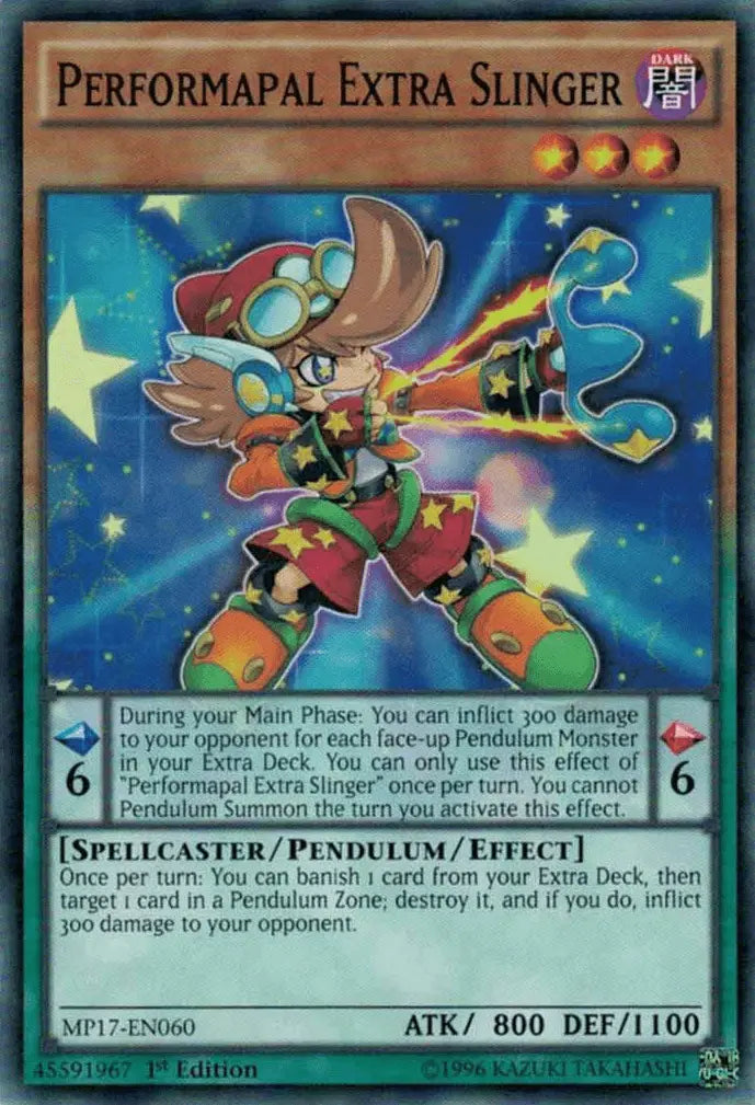 Performapal Extra Slinger [MP17-EN060] Common - Doe's Cards