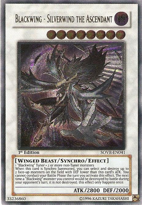 Blackwing - Silverwind the Ascendant [SOVR-EN041] Ultimate Rare - Doe's Cards