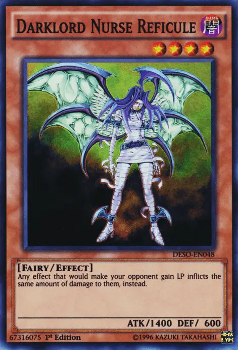 Darklord Nurse Reficule [DESO-EN048] Super Rare - Doe's Cards