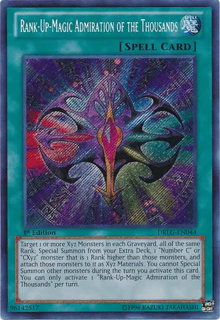 Rank-Up-Magic Admiration of the Thousands [DRLG-EN044] Secret Rare - Doe's Cards