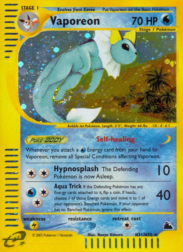 Vaporeon (H31/H32) [Skyridge] - Doe's Cards