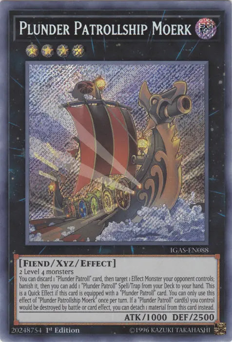 Plunder Patrollship Moerk [IGAS-EN088] Secret Rare - Doe's Cards